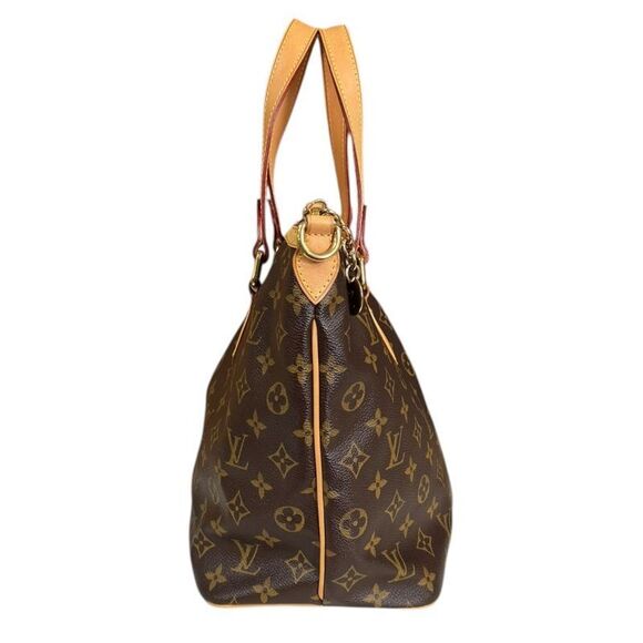 Louis Vuitton Palermo PM Monogram Shoulder Bag Monogram Canvas M40145 Brown - Picture 4 of 10